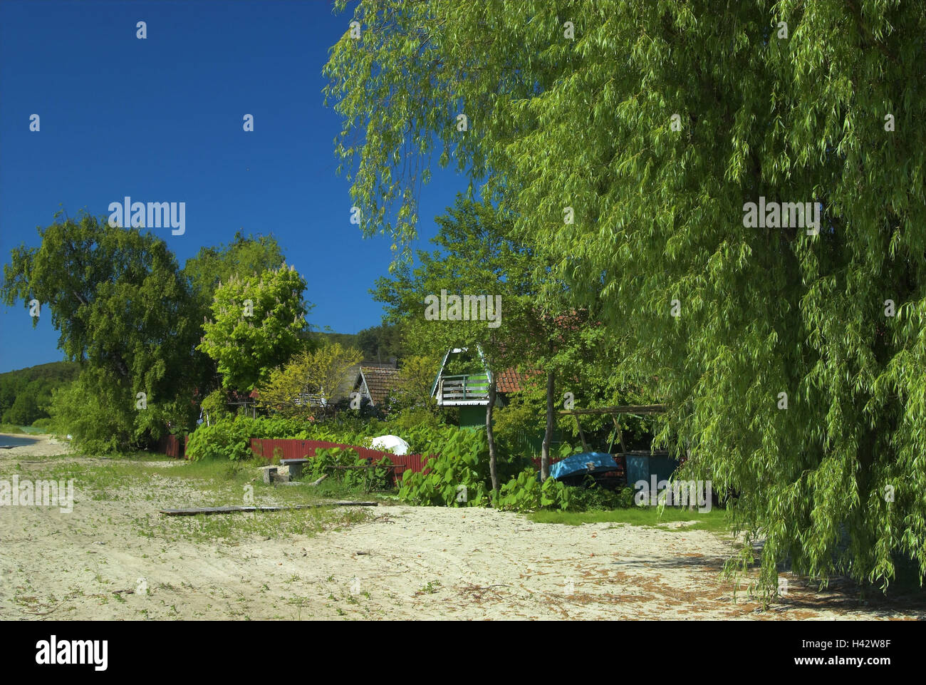 Litauen, Pervalka, Strand, Nationalpark Health Resort breite Bucht-Bar, Stockfoto