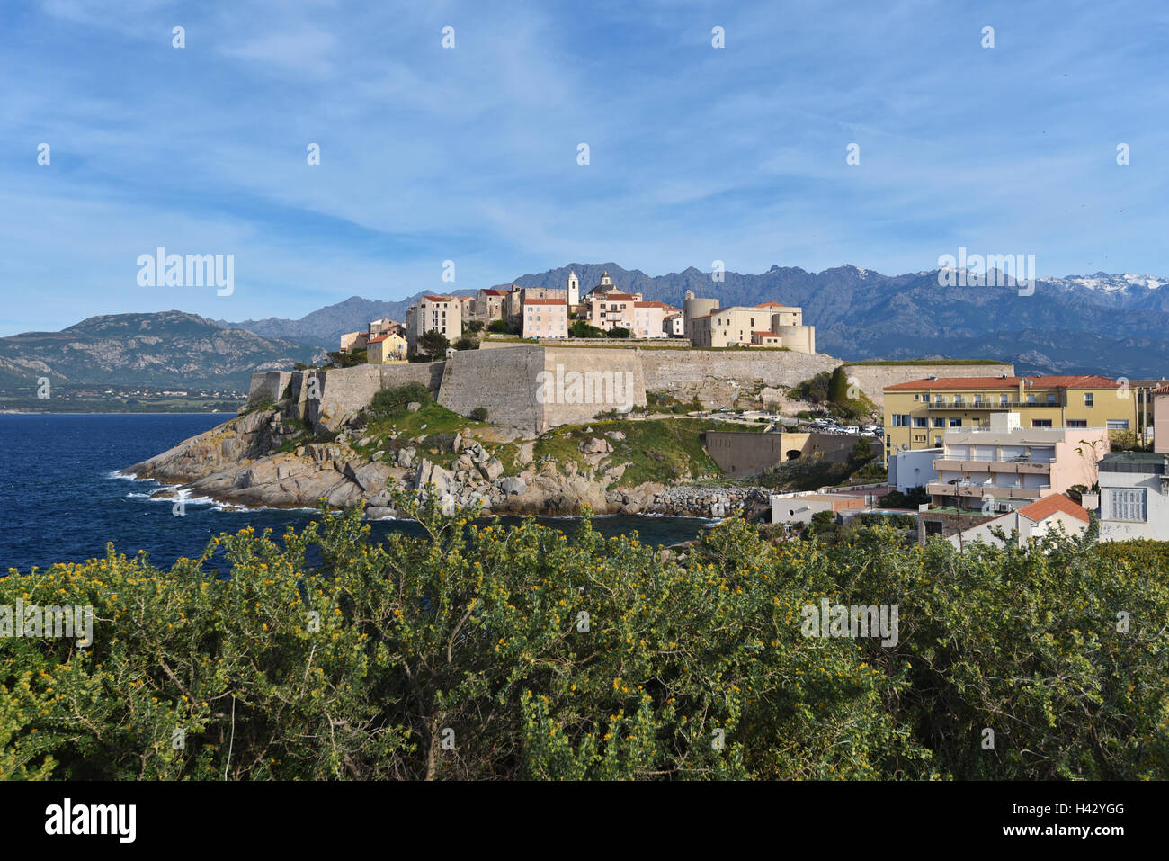 Korsische Zitadelle von Calvi, Tour-de-Sel Stockfoto