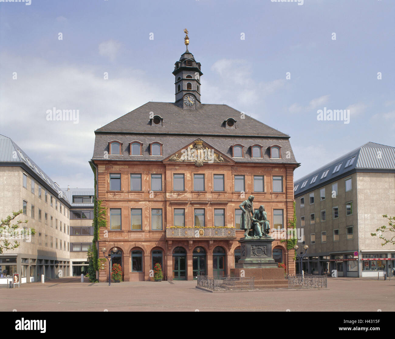 Europa, Marktplatz, Raum, Architektur, Gebäude, Haus, Sandsteinfassade ...