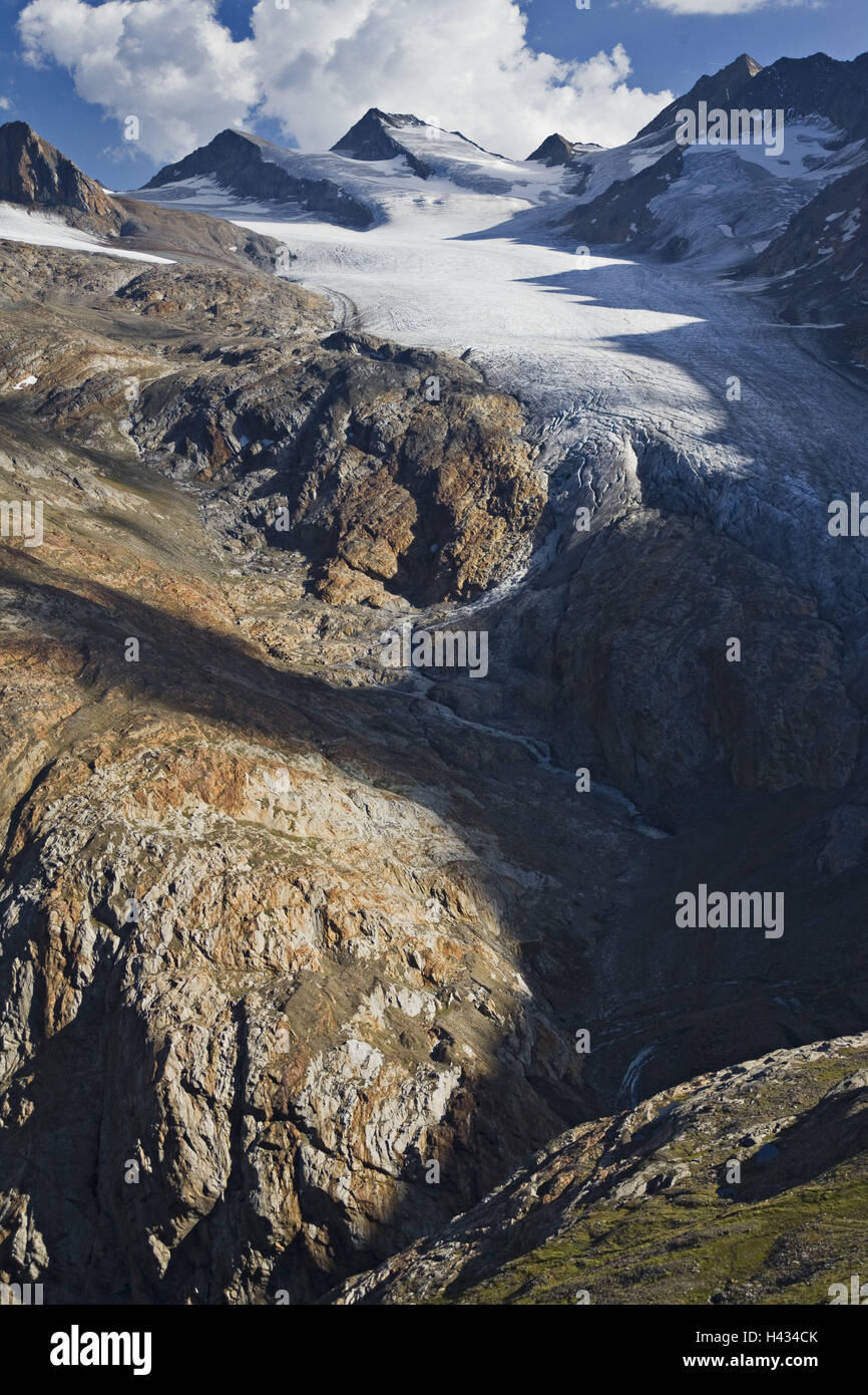 Österreich, Tirol, Ötztaler Alpen, Obergurgl, Stockfoto