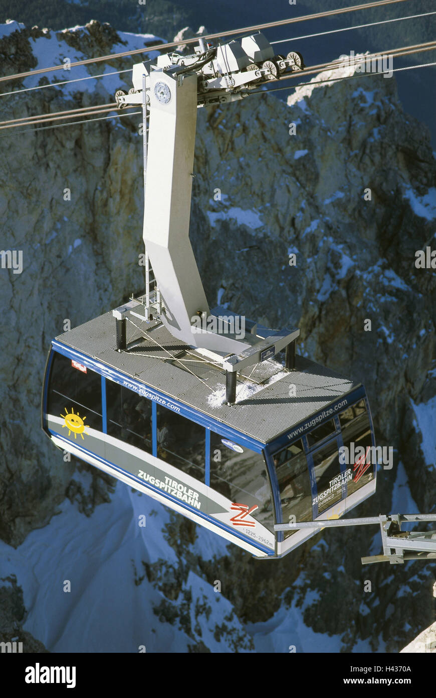 sterreich, Tirol, Ehrwald, Wettersteingebirge, Zugspitze, Seilbahn