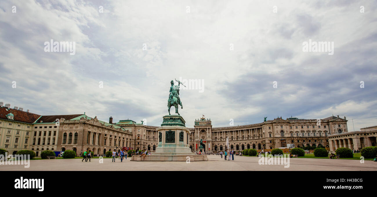 Statue in Commons, Wien, Österreich Stockfoto