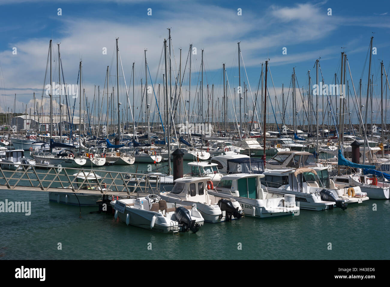 Marina, Port Bourgenay-Talmont Saint Hilaire, Vandée, Frankreich Stockfoto