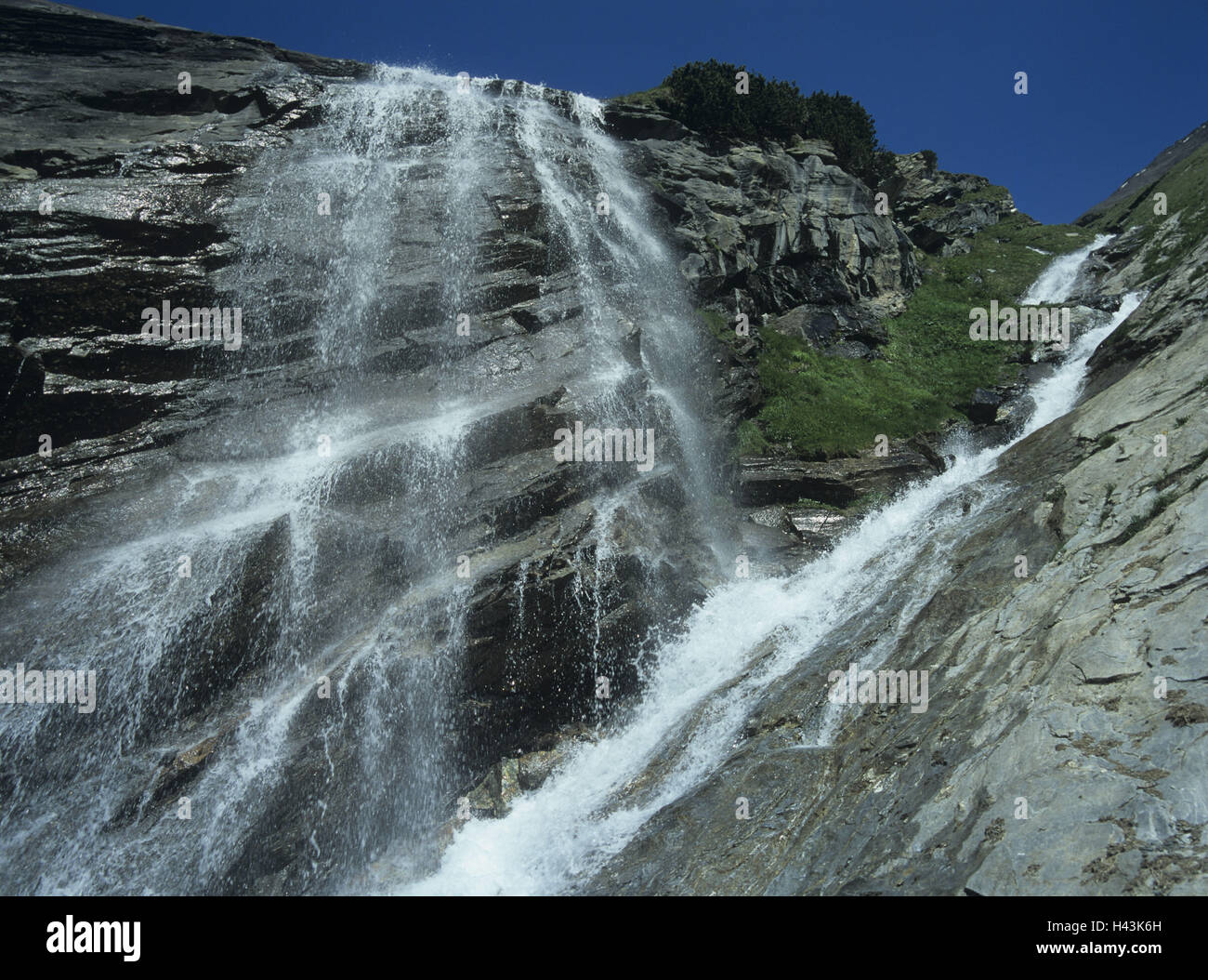 Österreich, Kärnten, Nationalpark Hohe Tauern, Wasserfall Fenster Bach, Stockfoto