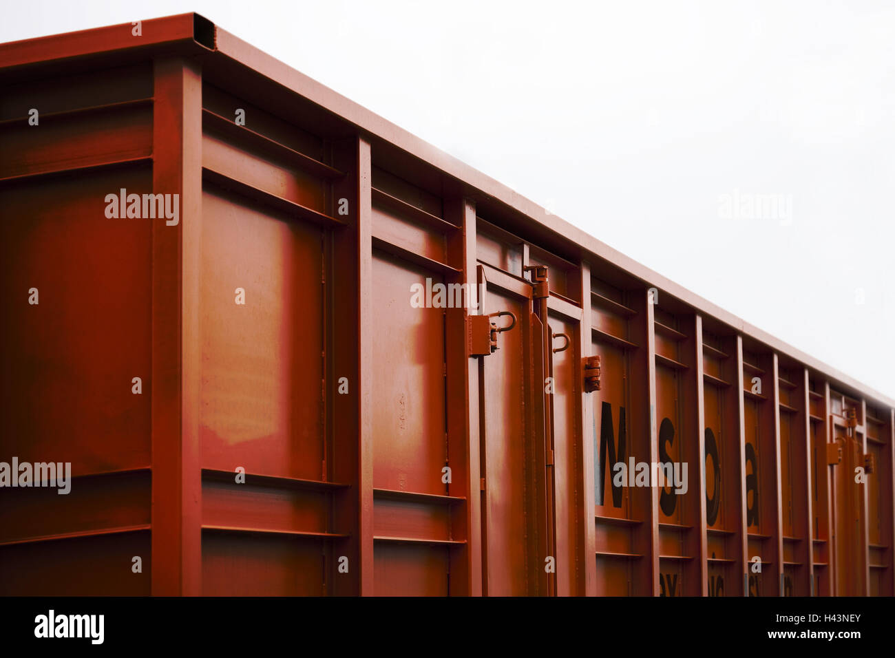 Offener Güterwagen, Stockfoto