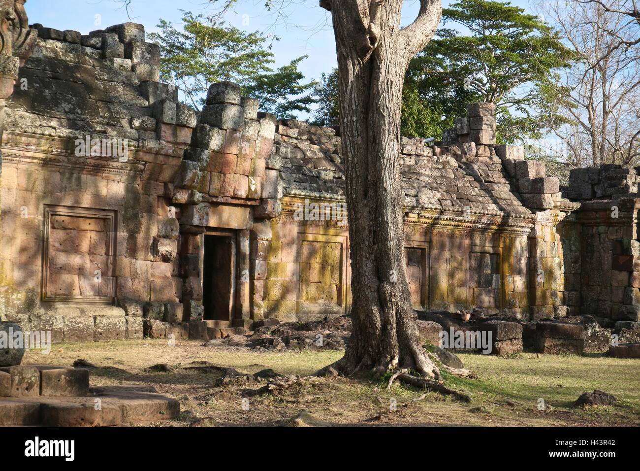 Phanom Rung Stein Schloss in Buriram, Thailand Stockfoto