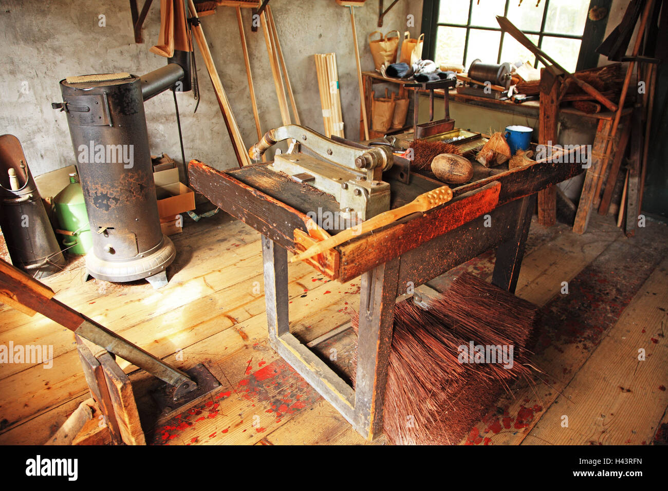 Niederlande, Noordholland, Enkhuizen Zuiderzee Museum, Garage, Stockfoto