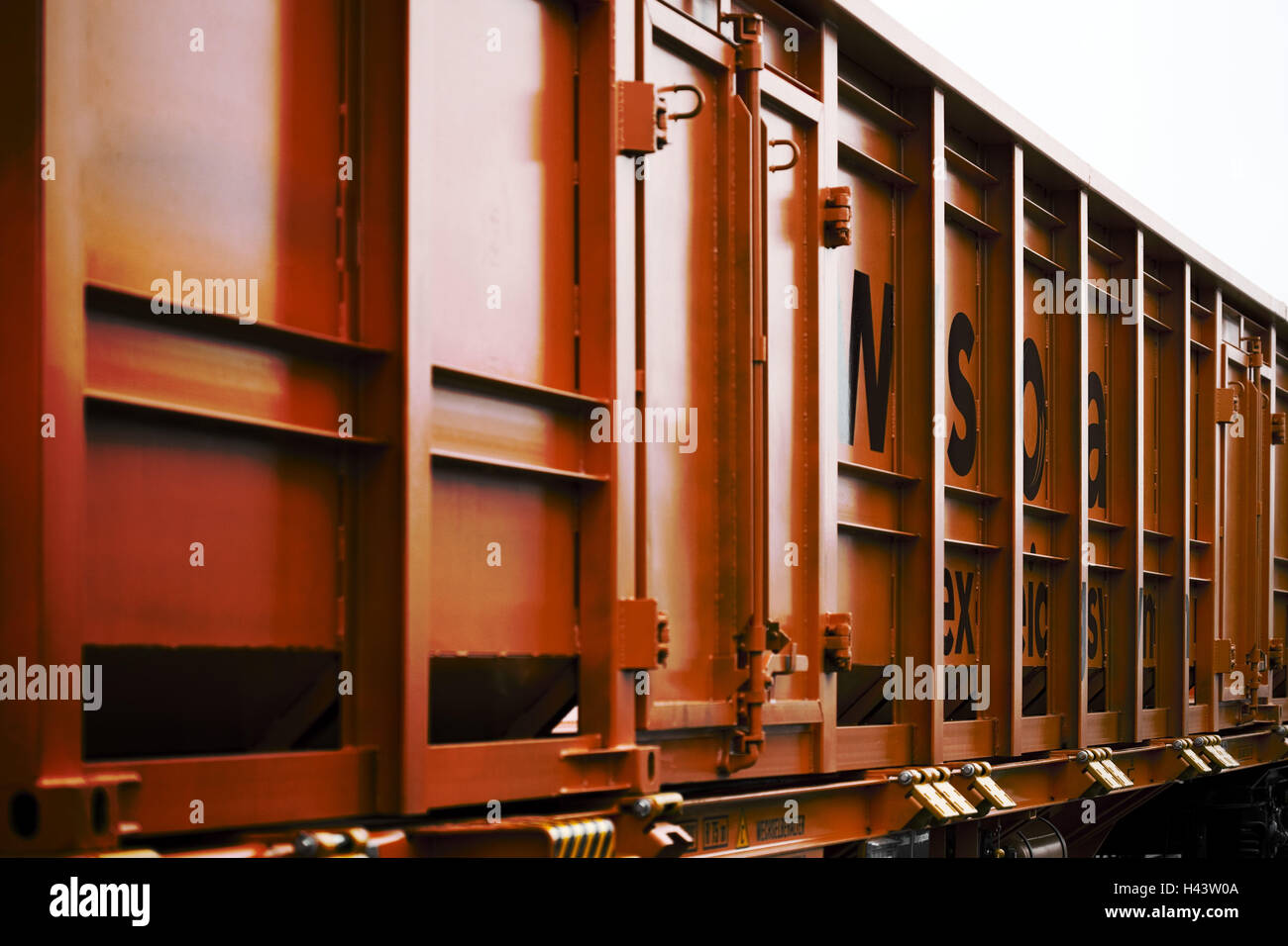Offener Güterwagen, Stockfoto