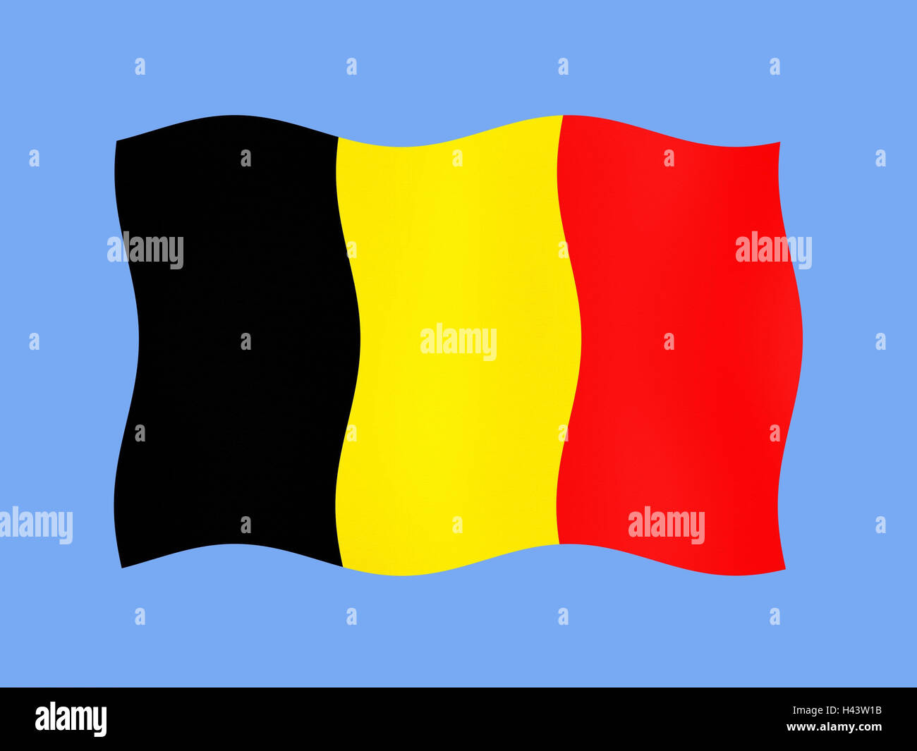 Computergrafik, Nationalflagge, Belgien, Flagge, Flagge, Flagge, Zustand Abbildung, Schlag, im belgischen Weise, Tricolor, dreifarbig, Produktfotografie, Stockfoto