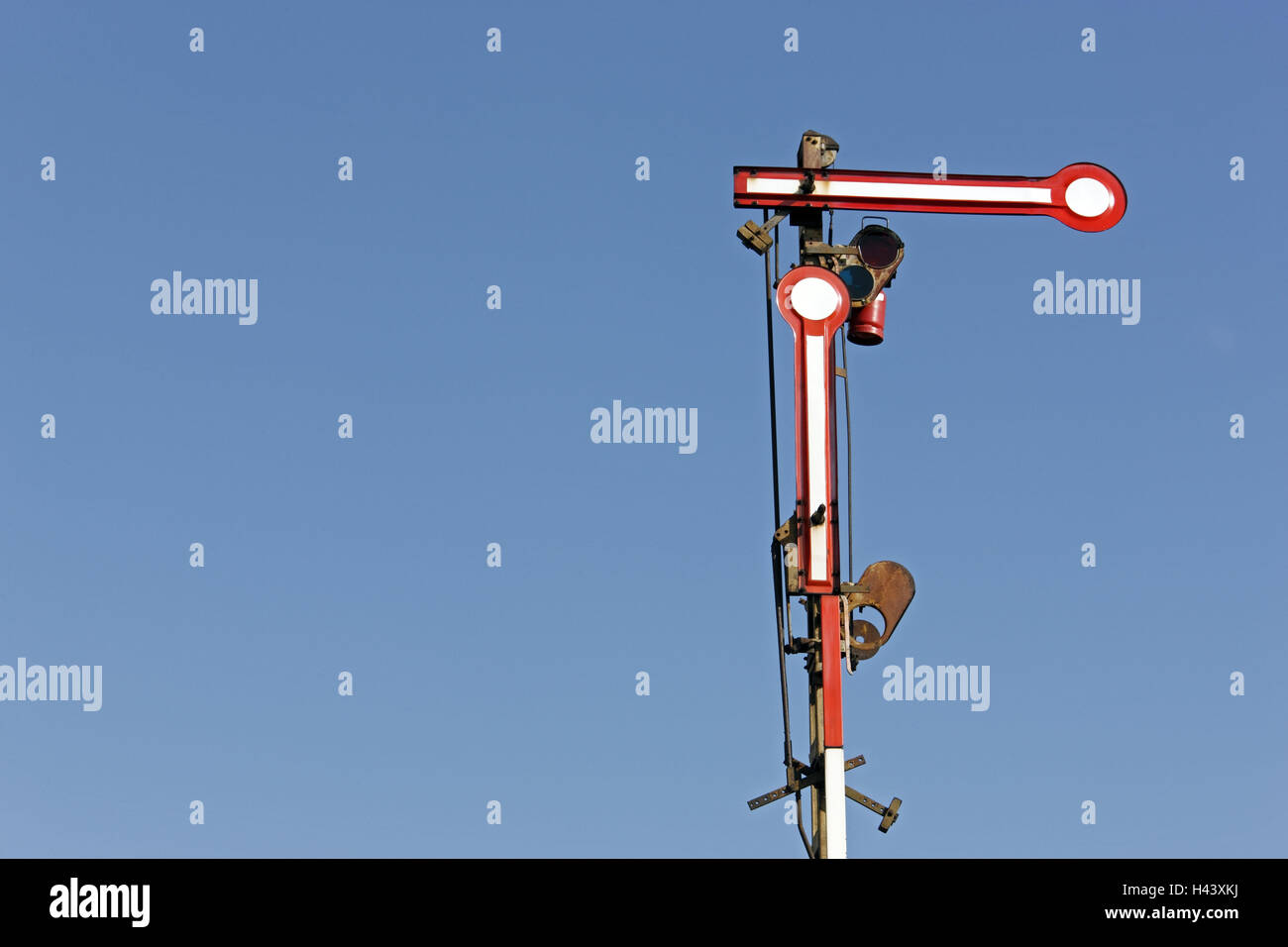 Abschnitt, Form-Signal, Stockfoto