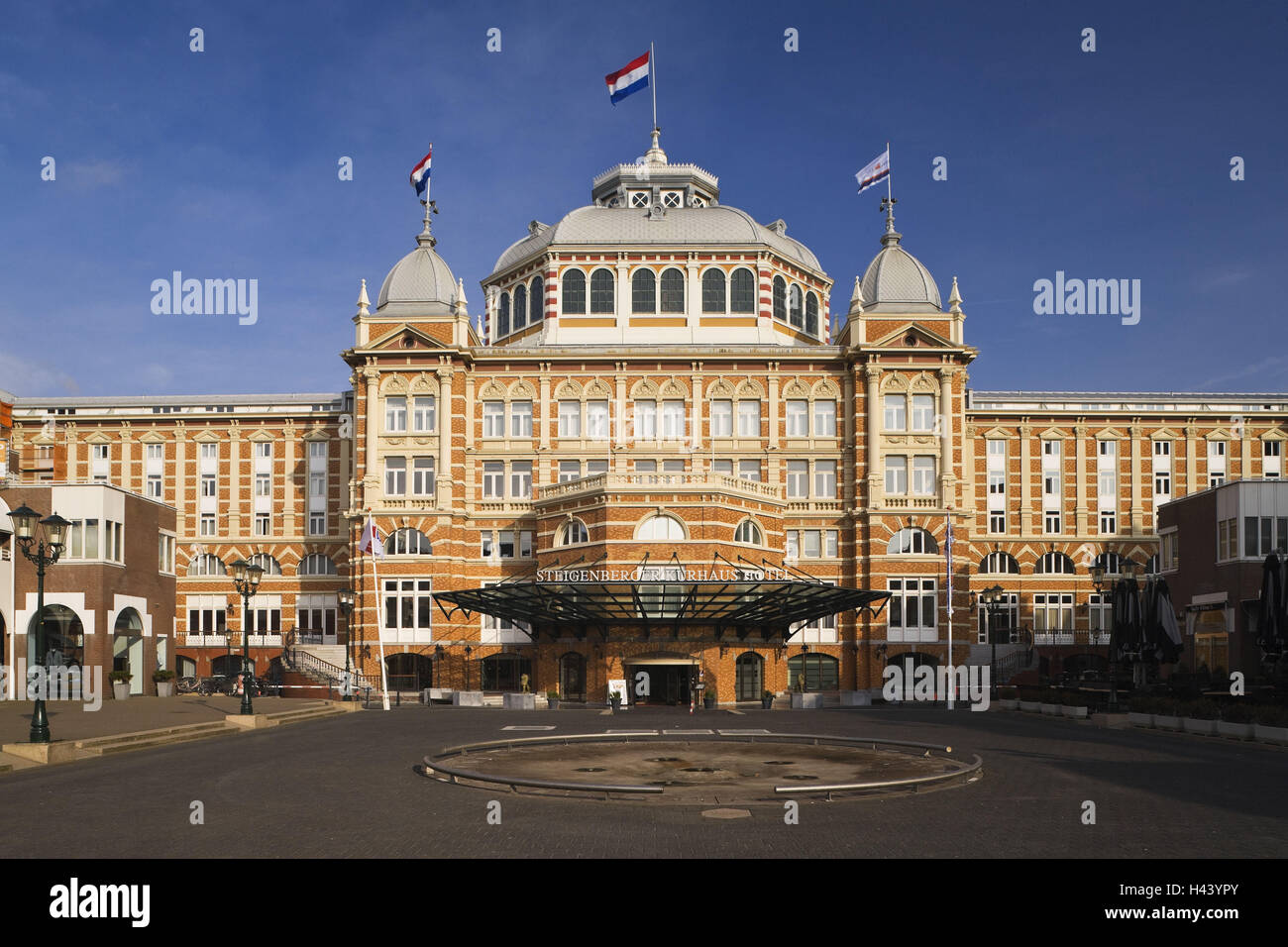 Niederlande, Scheveningen, Badeort, fünf-Sterne-Hotel Steigenberger, Fassade, Stockfoto