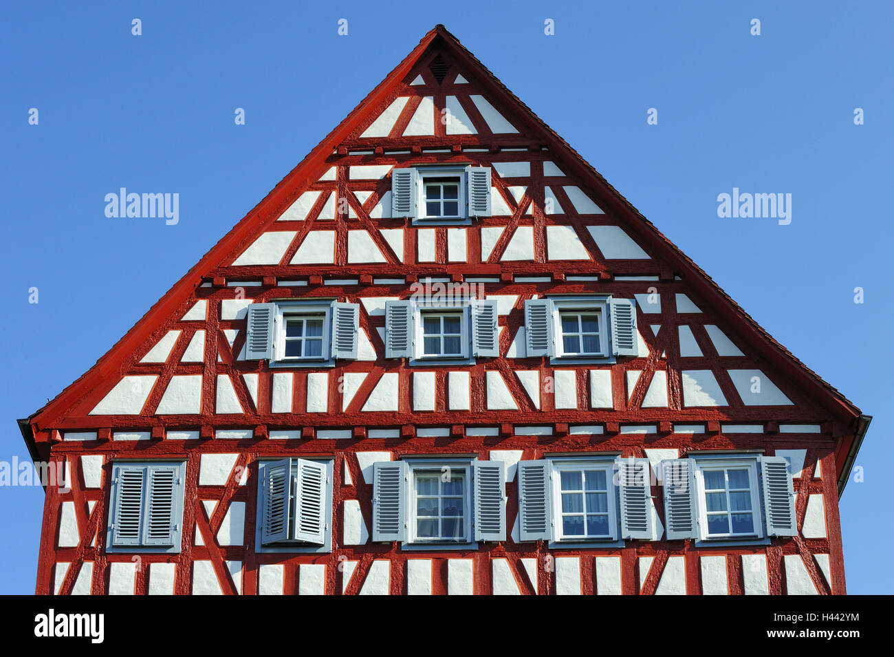 Deutschland, Baden-Wurttemberg, Waiblingen, Fachwerkhaus, Stockfoto