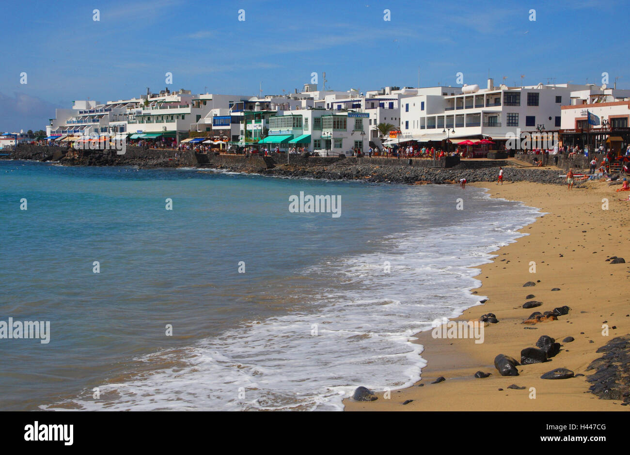 Spanien, Kanaren, Lanzarote, Playa Blanca, Stockfoto