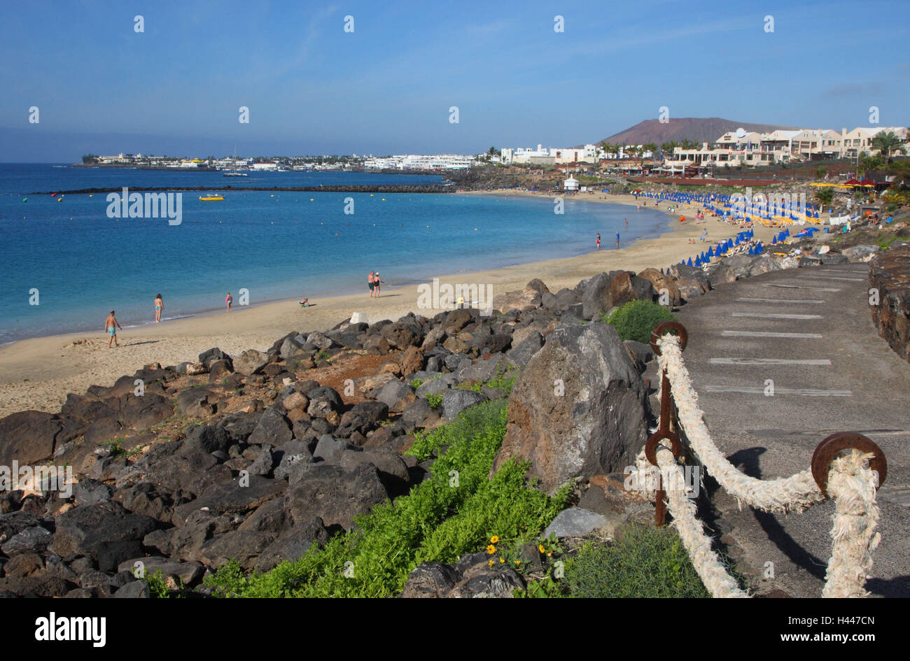 Spanien, Kanaren, Lanzarote, Playa Blanca, Stockfoto