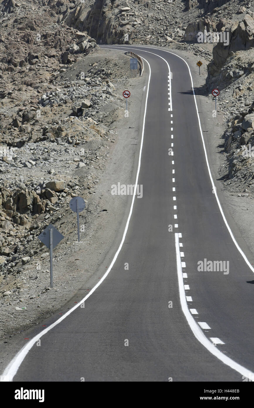 Rallye Dakar 2010, Hochgebirges, Street, 6. Etappe Stockfoto