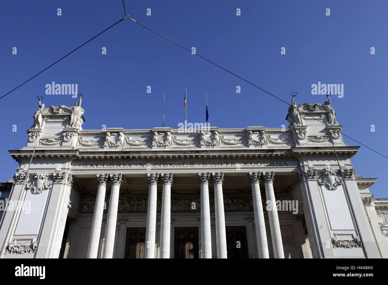 Italien, Rom, Galleria Nazionale d ' Arte Moderna, im Außenbereich Stockfoto