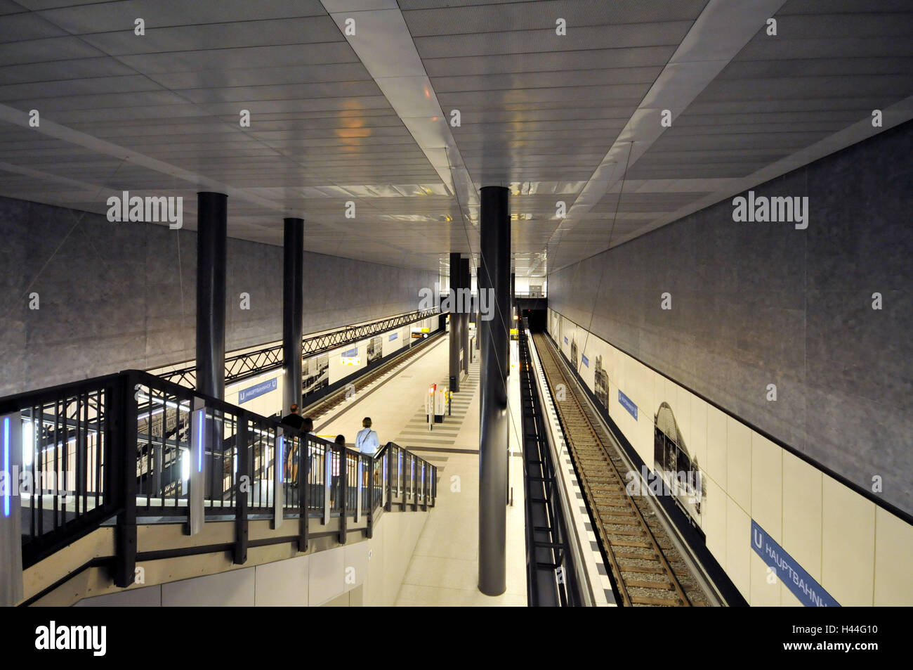 Unterirdischen Hauptbahnhof U55, europäischen Raum, Berlin, Deutschland, Stockfoto