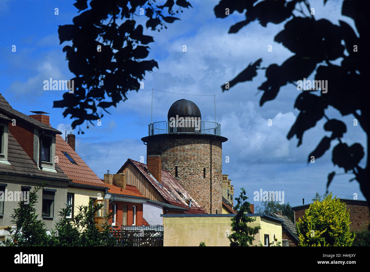 Norddeutschland, Barth, Ventilator Gel Turm, Schule Planetarium, Stockfoto