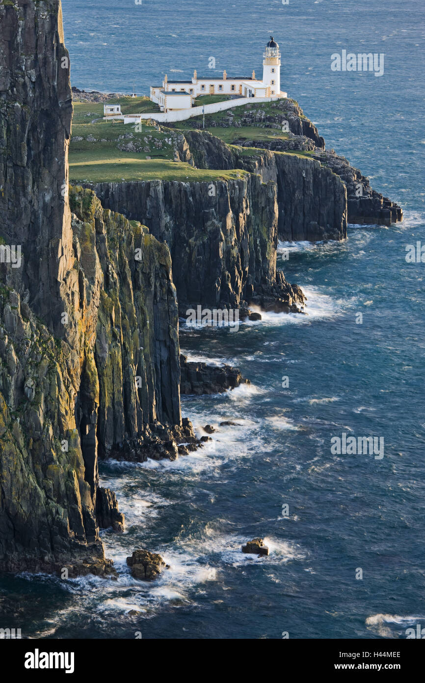 Großbritannien, Schottland, Isle Skye, landschaftlich Punkt, Leuchtturm, Stockfoto