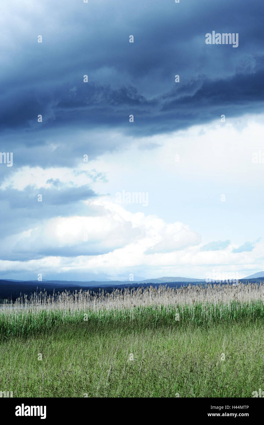 Landschaft, Wolken, Stockfoto