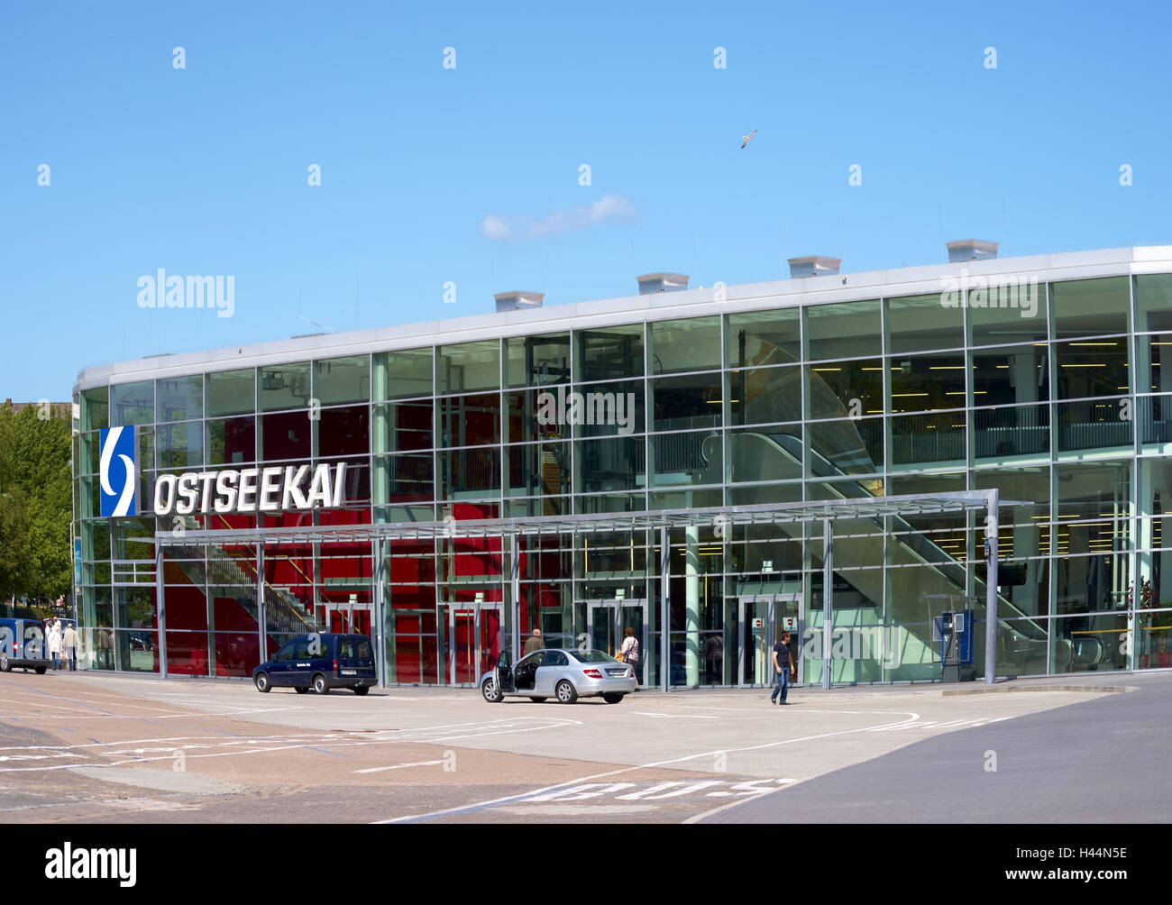 Deutschland, Schleswig - Holstein, Kiel, Ostsee Kai Versand Terminal, Stockfoto