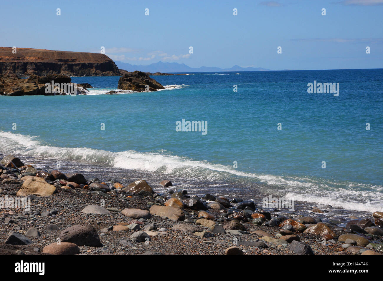 Galle Küste mit Puerto De La Pena auf Fuerteventura, Stockfoto