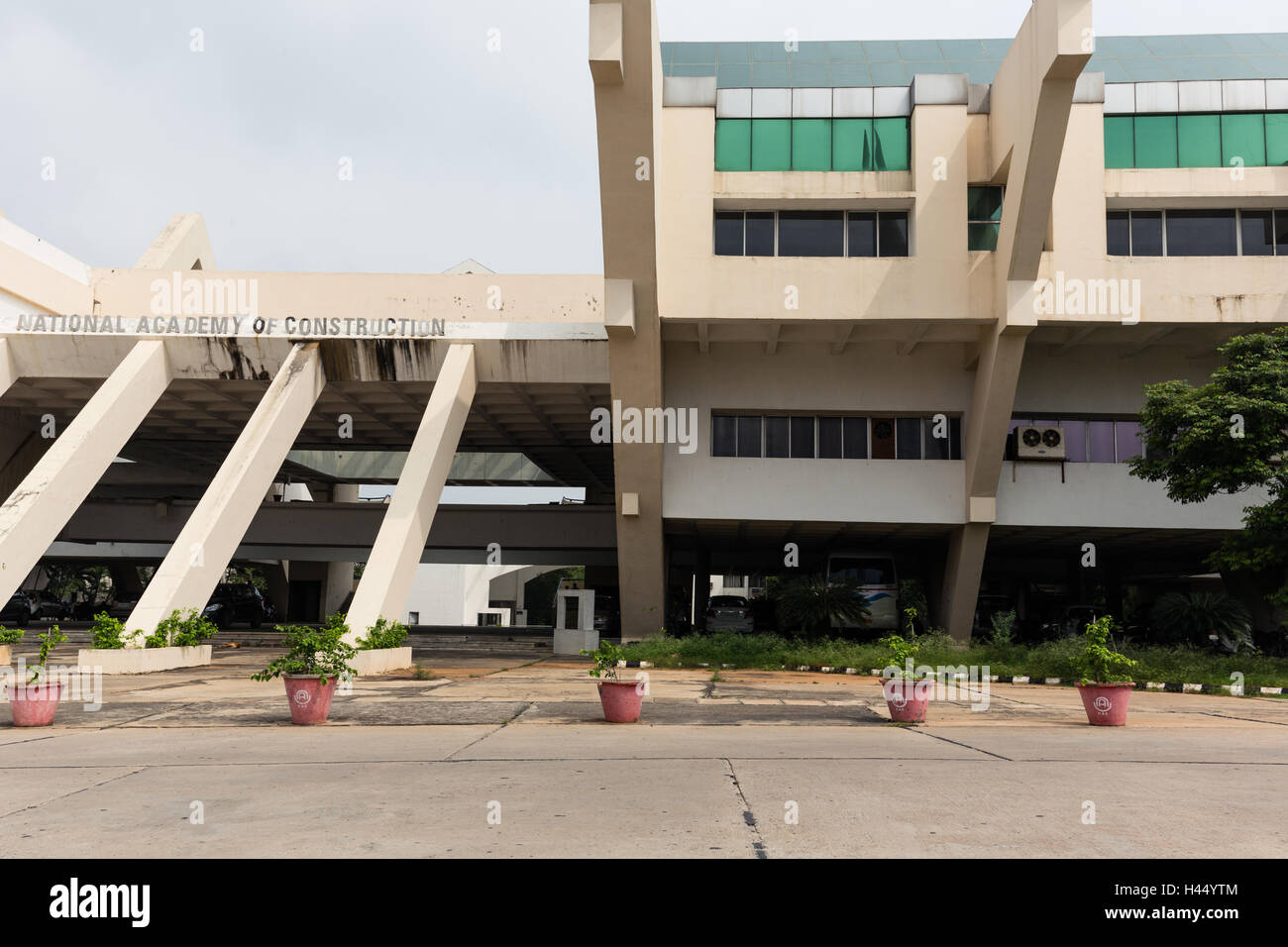 National Academy of Construction bei Hitec City Stockfoto