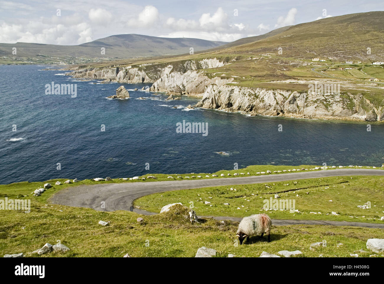 Irland, Achill Island, Küste, Dumha Eige, Landschaft, Stockfoto