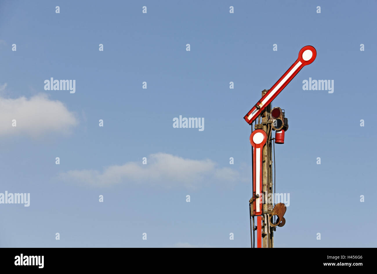 Abschnitt, Form-Signal, Stockfoto