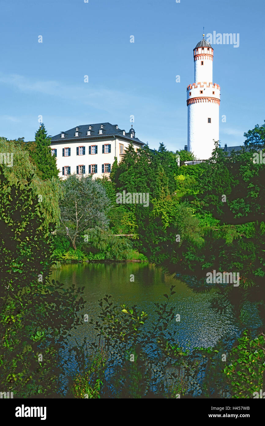 Deutschland, Hessen, Bad Homburg, Burg, Turm, Süd Hessen, Schlossturm