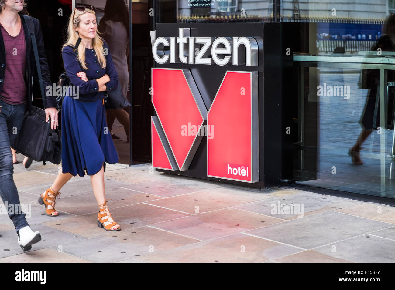 Citizen M Hotel Logo, London, England, U.K Stockfoto