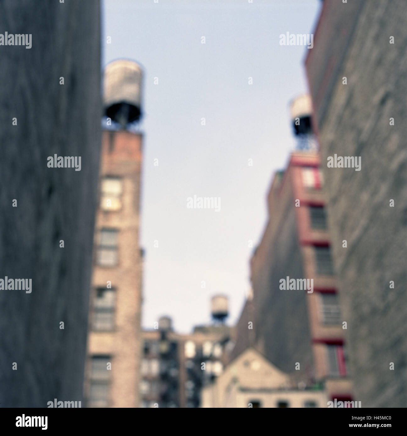 USA, New York City, Manhattan, Häuser, Bewegung, Stadt, Stadtbild