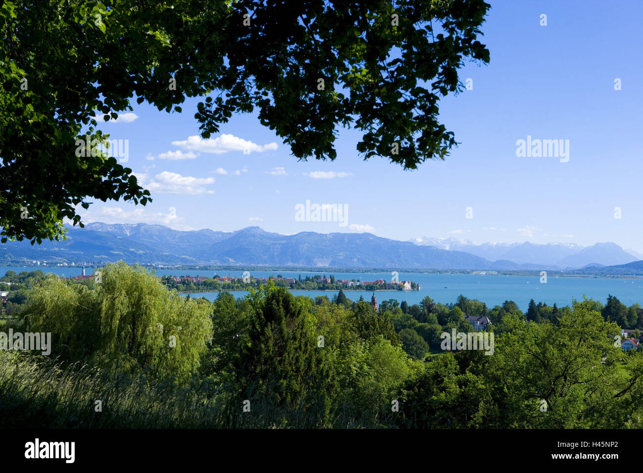 Deutschland, Bayern, Swabia, Bodensee, Insel, Lindau, Sommer, Stockfoto