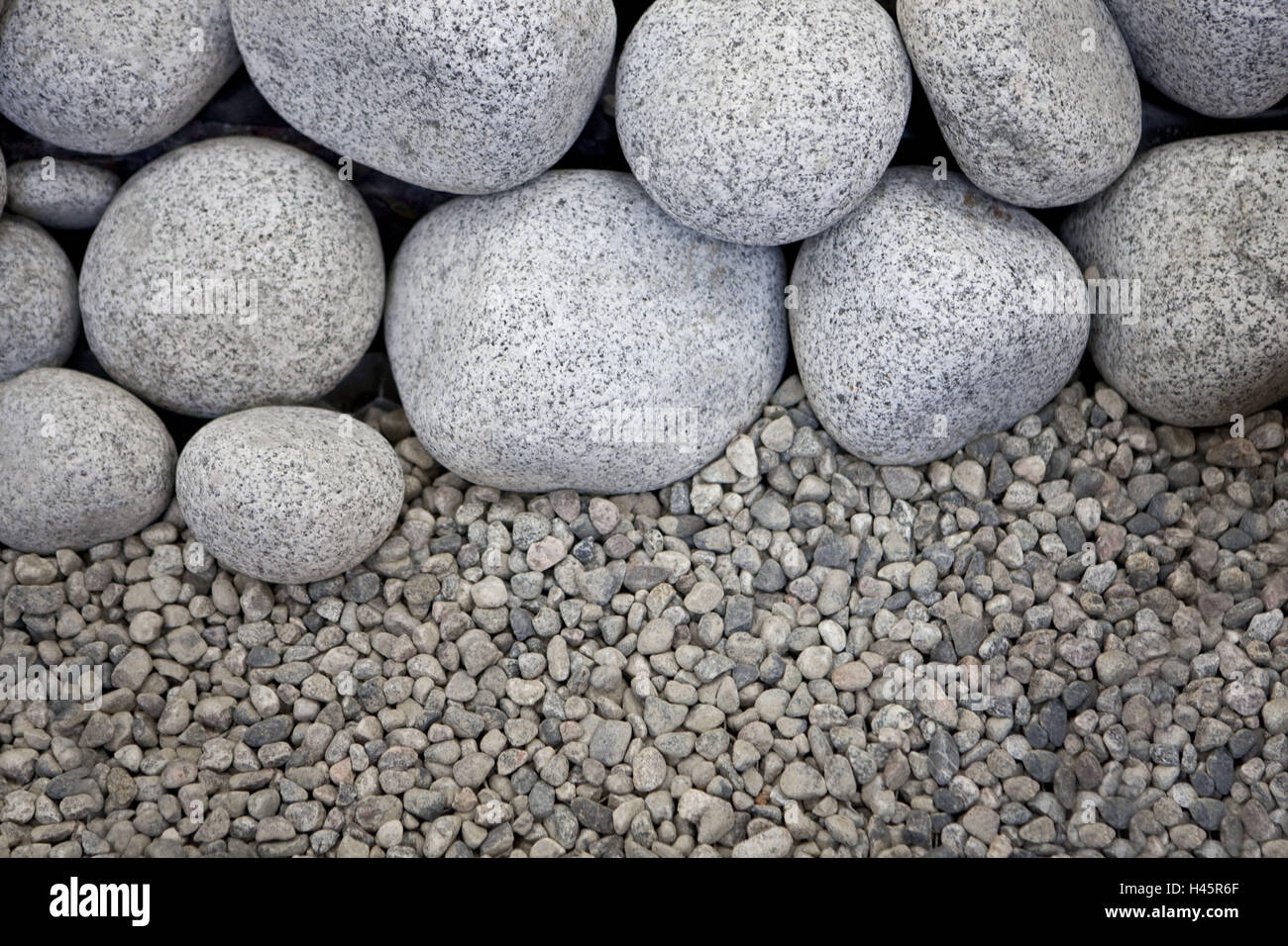Kieselsteine, groß, klein Stockfotografie Alamy