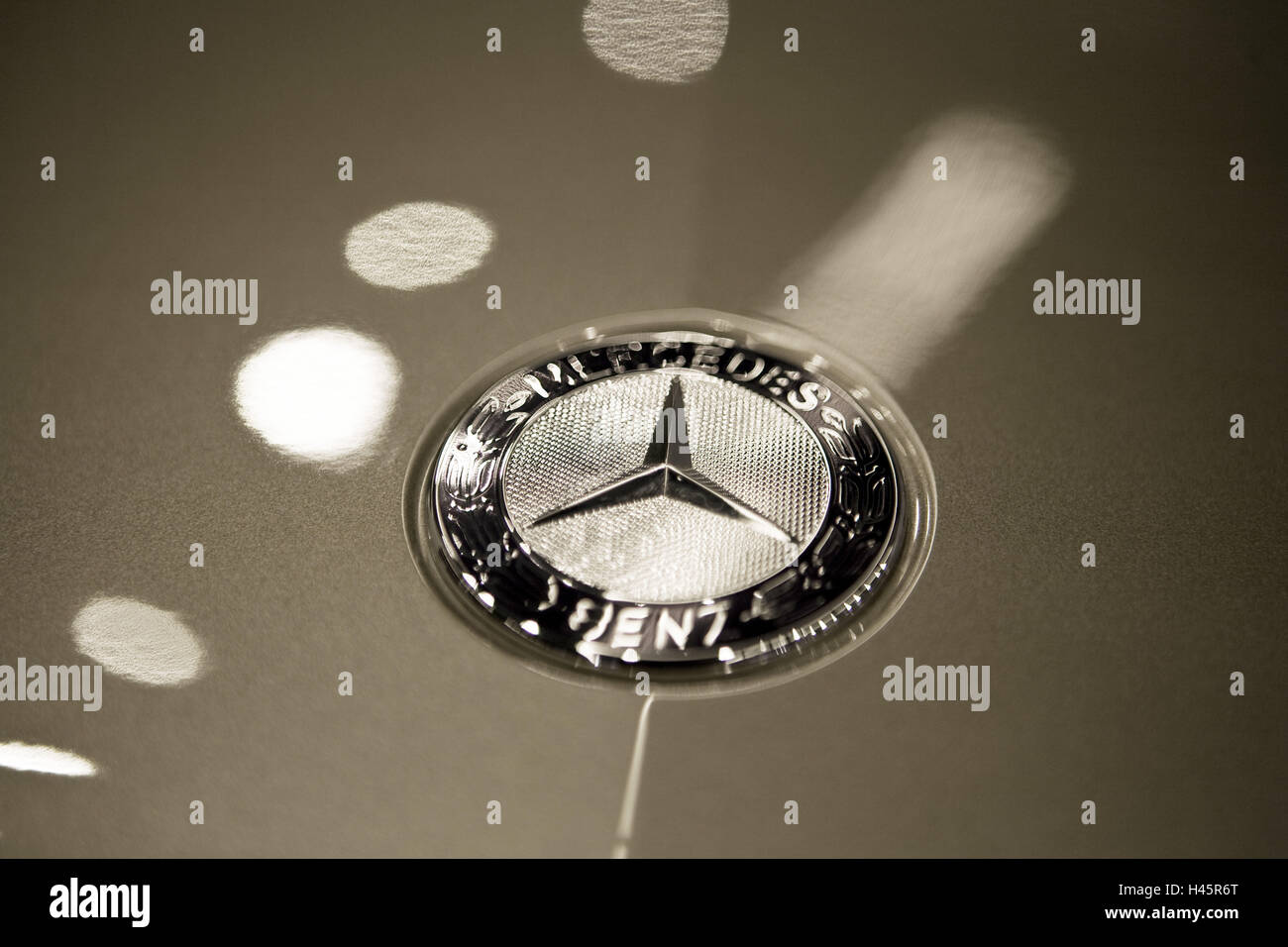 Auto, Mercedes-Stern, Stockfoto