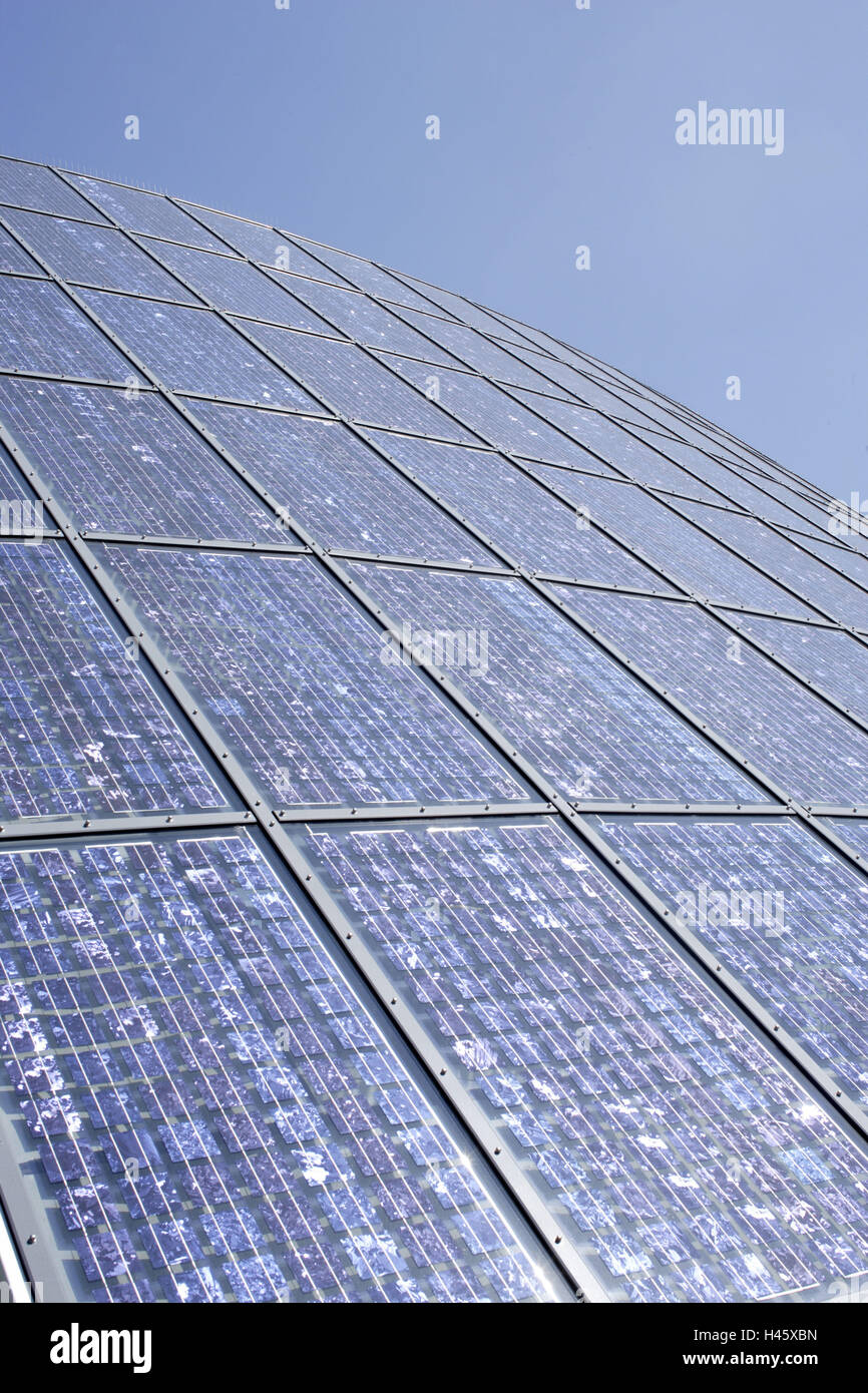 Solar Zellen, Solarenergie, draußen, Stockfoto