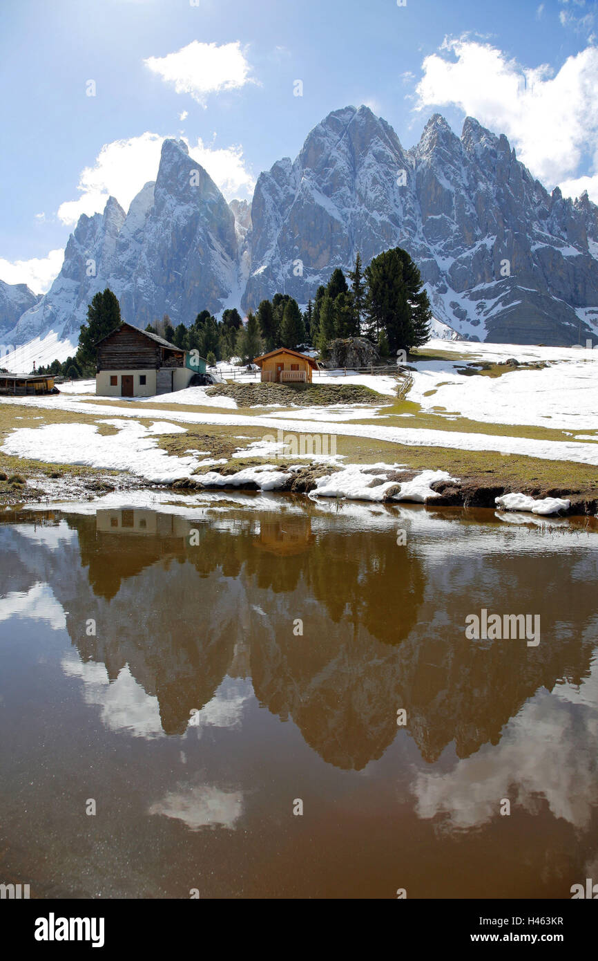 Italien, Südtirol, Dolomiten, Geislergruppe, Gschnagenhardt Alpen