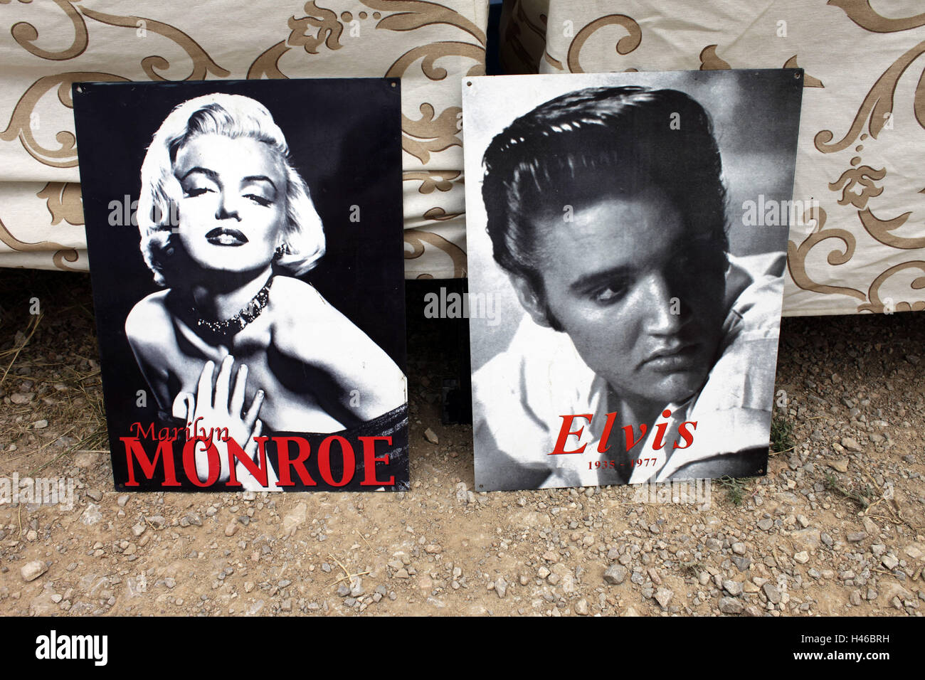 Bilder, Marilyn Monroe, Elvis Presley, Stockfoto