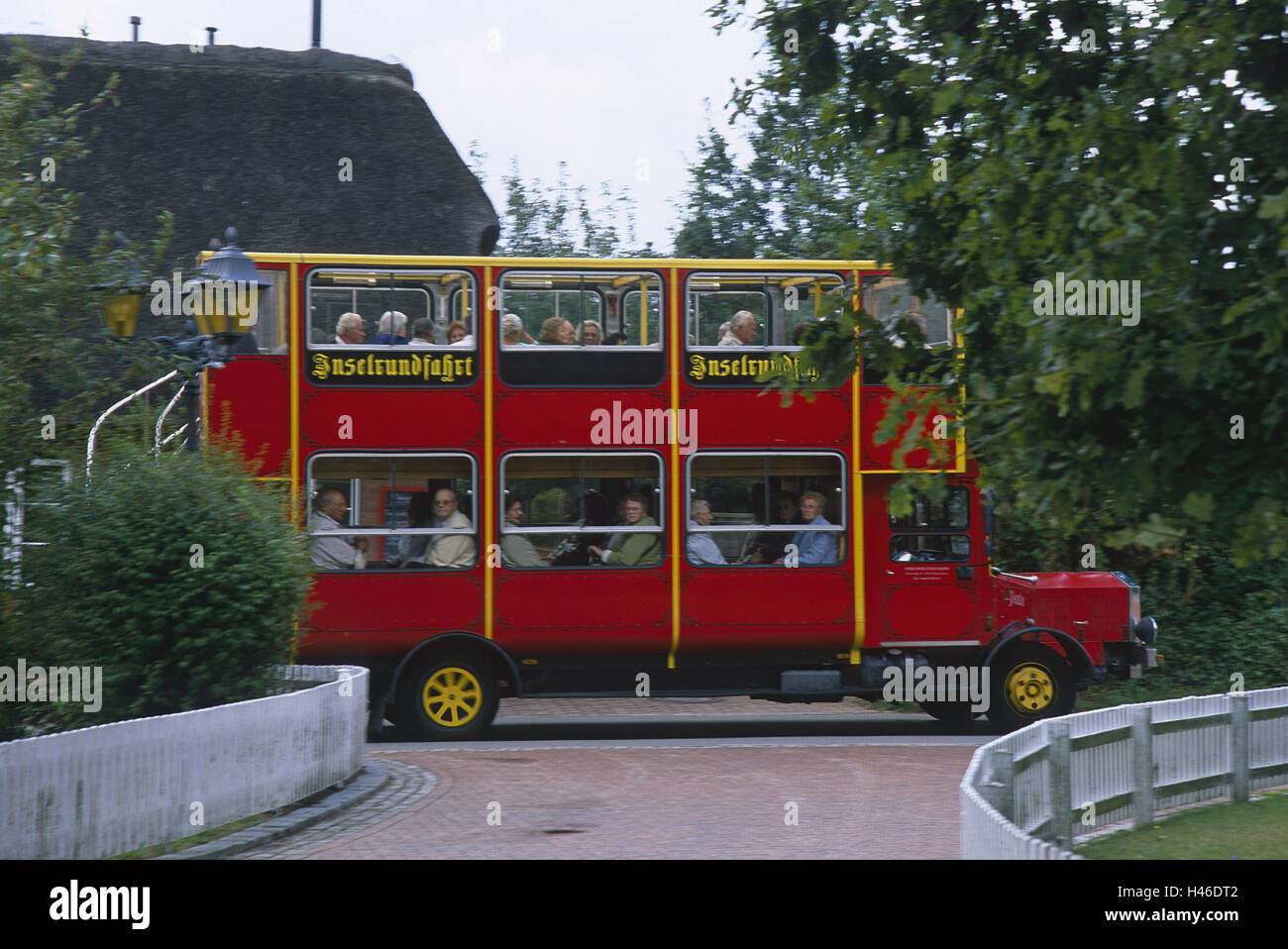Insel Bus Deutschland, Schleswig - Holstein, Insel Amrum, Doppeldecker-Bus ...