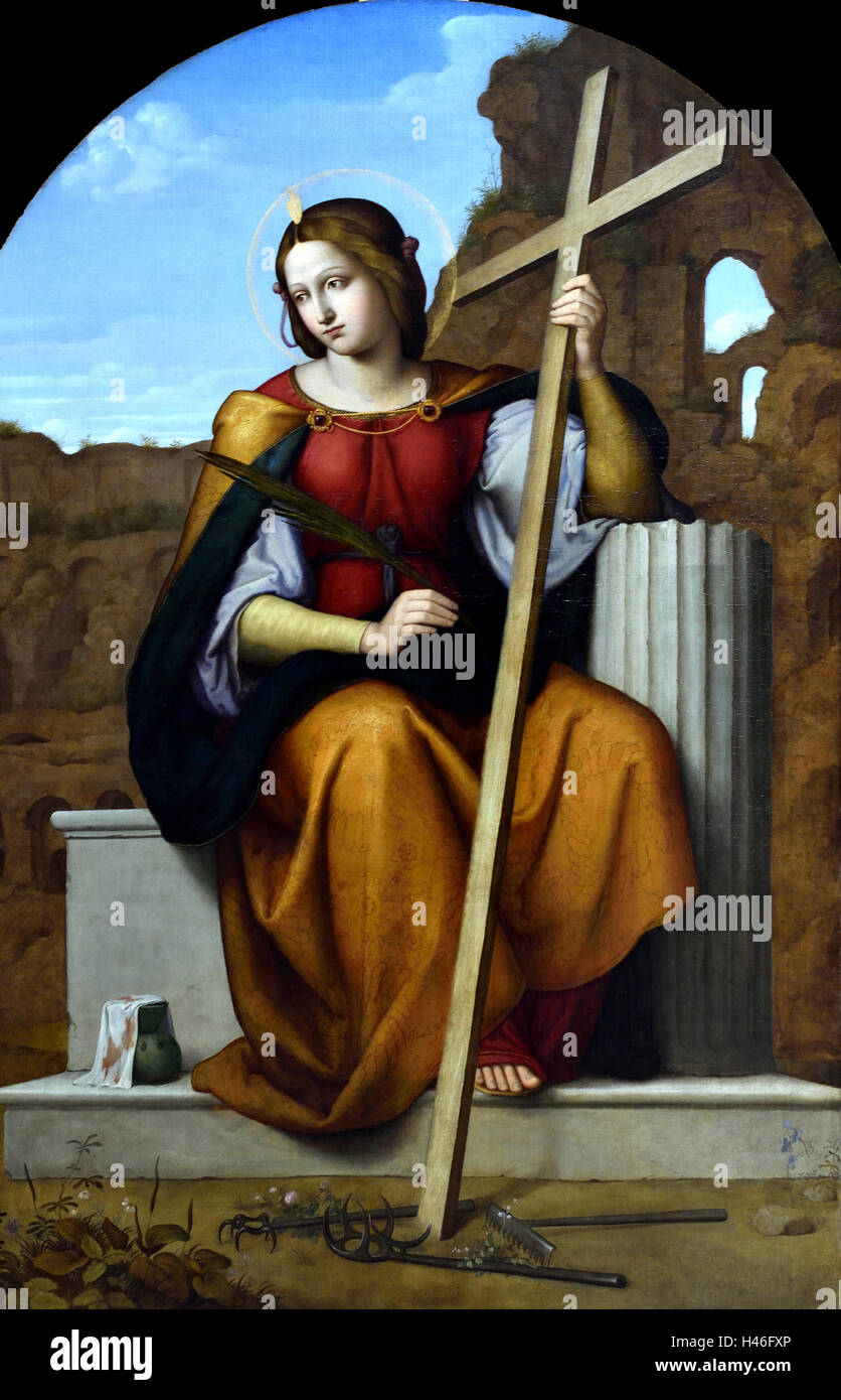 Religion1819 Philipp Veit 1793 -1877 Deutschland ( Philipp Veit Mitglied der Nazarenerbewegung in Rom, geboren am 1793 in Berlin, Preußen) Dorothea, die älteste Tochter des berühmtesten jüdischen Philosophen der Aufklärung, Moses Mendelssohn. Stockfoto