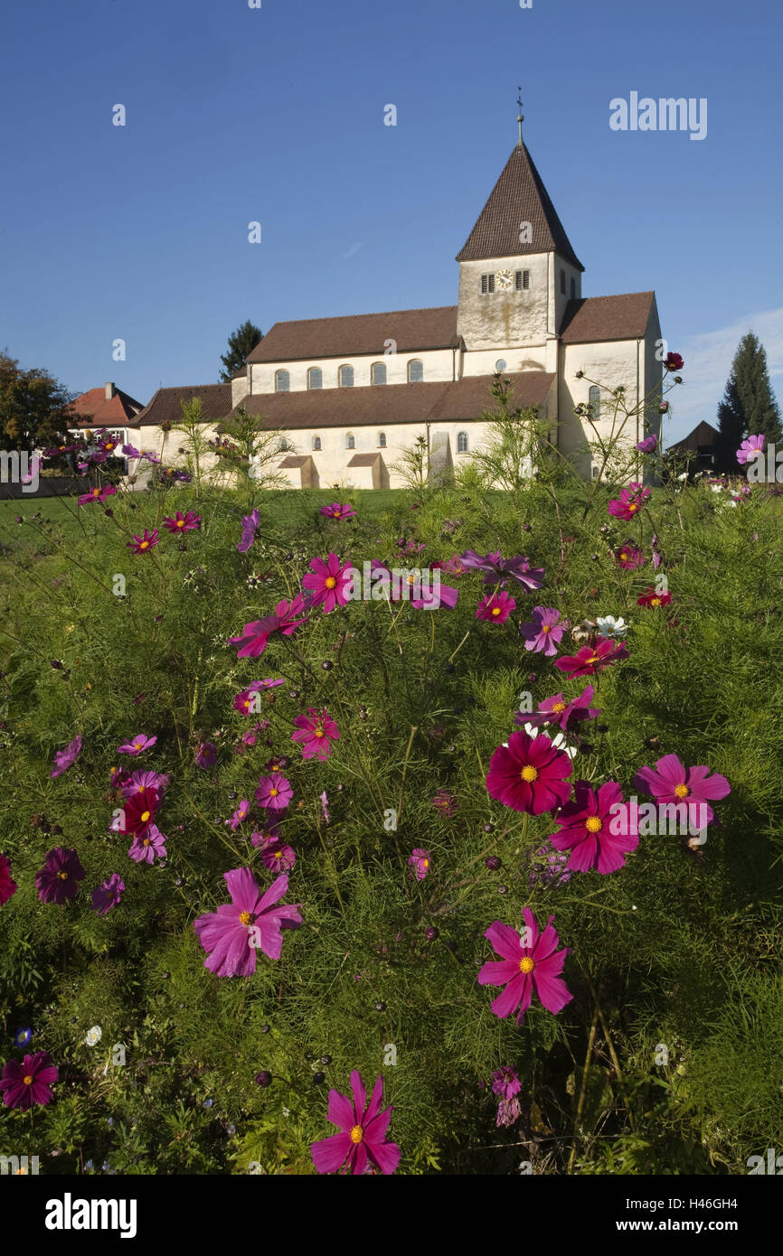 Deutschland, Baden-Wurttemberg, Insel Reichenau, Stiftskirche St. Georg, Stockfoto