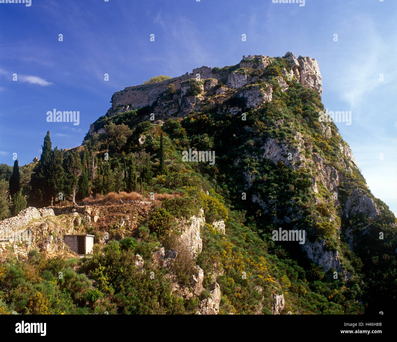 Angelokastro Festung Gabriele Ionischen Inseln, Corfu Stockfoto