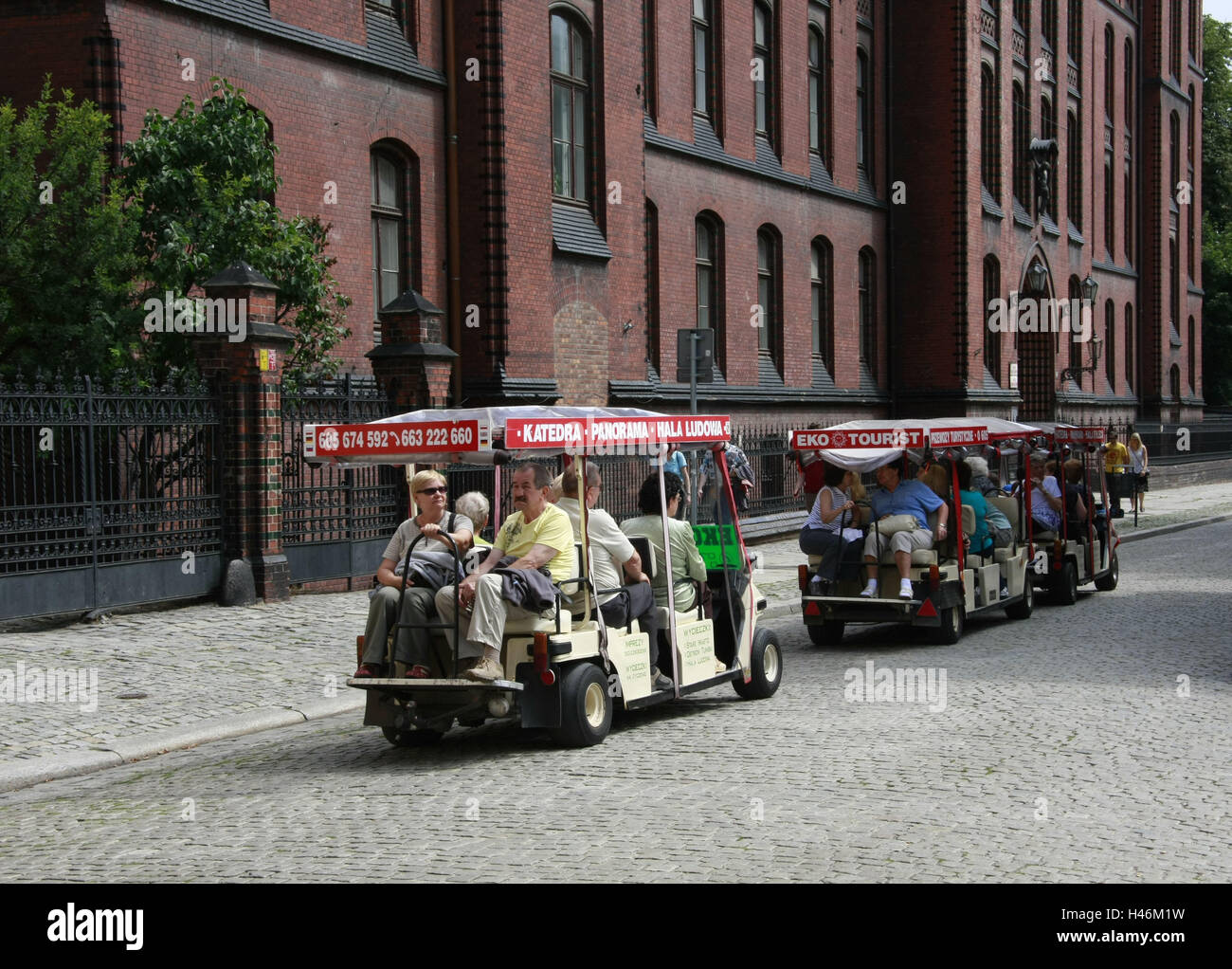 Polen, Wroclaw, Tourist, Elektrofahrzeuge, Stockfoto