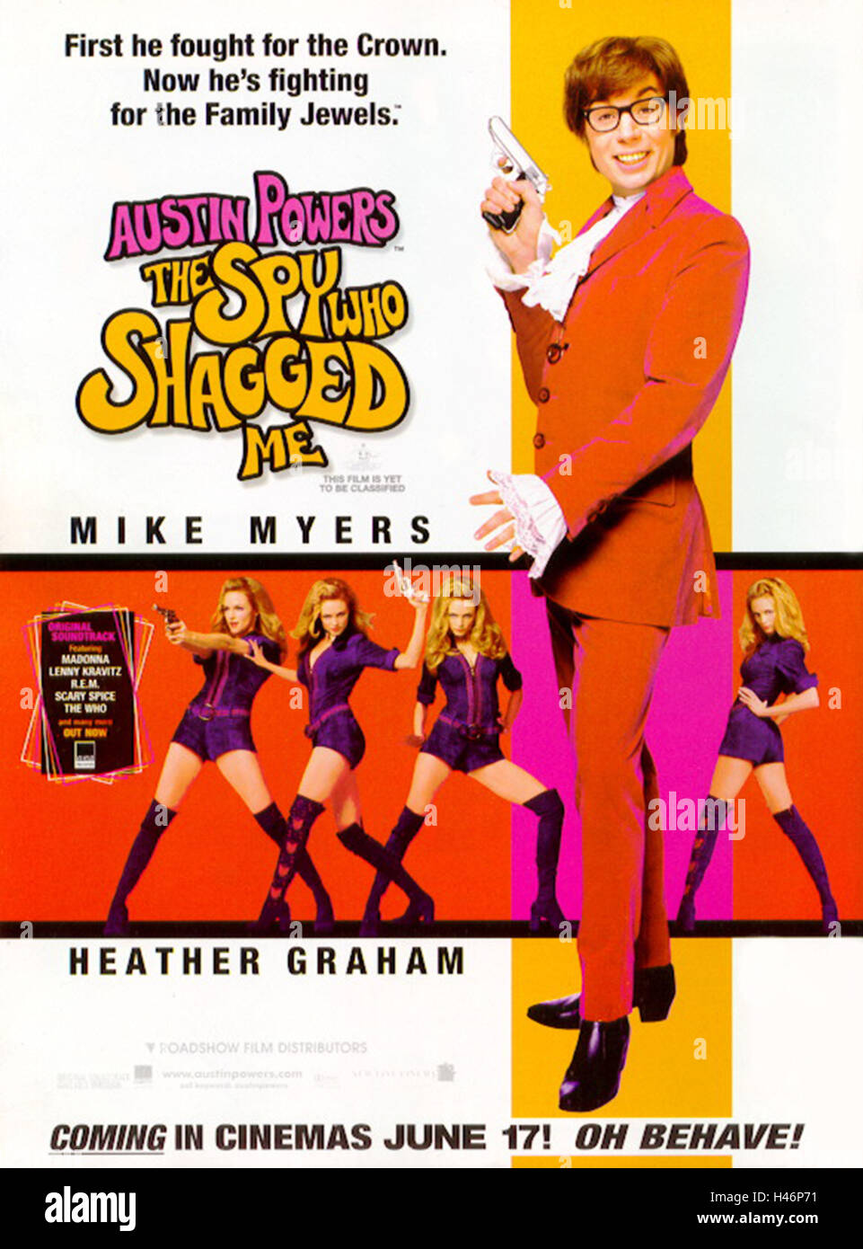AUSTIN POWERS: THE SPY WHO ME (1999) MIKE MYERS HEATHER GRAHAM JAY ROACH (DIR) MOVIESTORE SAMMLUNG LTD SHAGGED Stockfoto