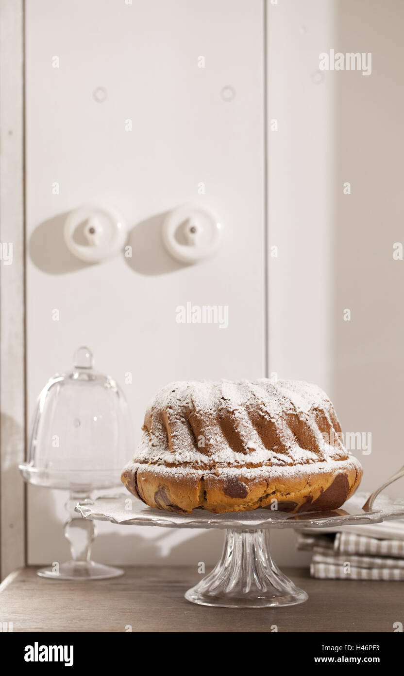 Kuchen, Dessertteller, Stockfoto