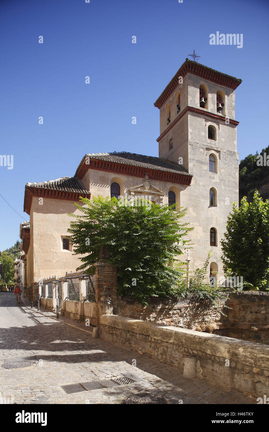 Spanien, Andalusien, Granada, Iglesia de San Pedro Y Pablo, Stockfoto