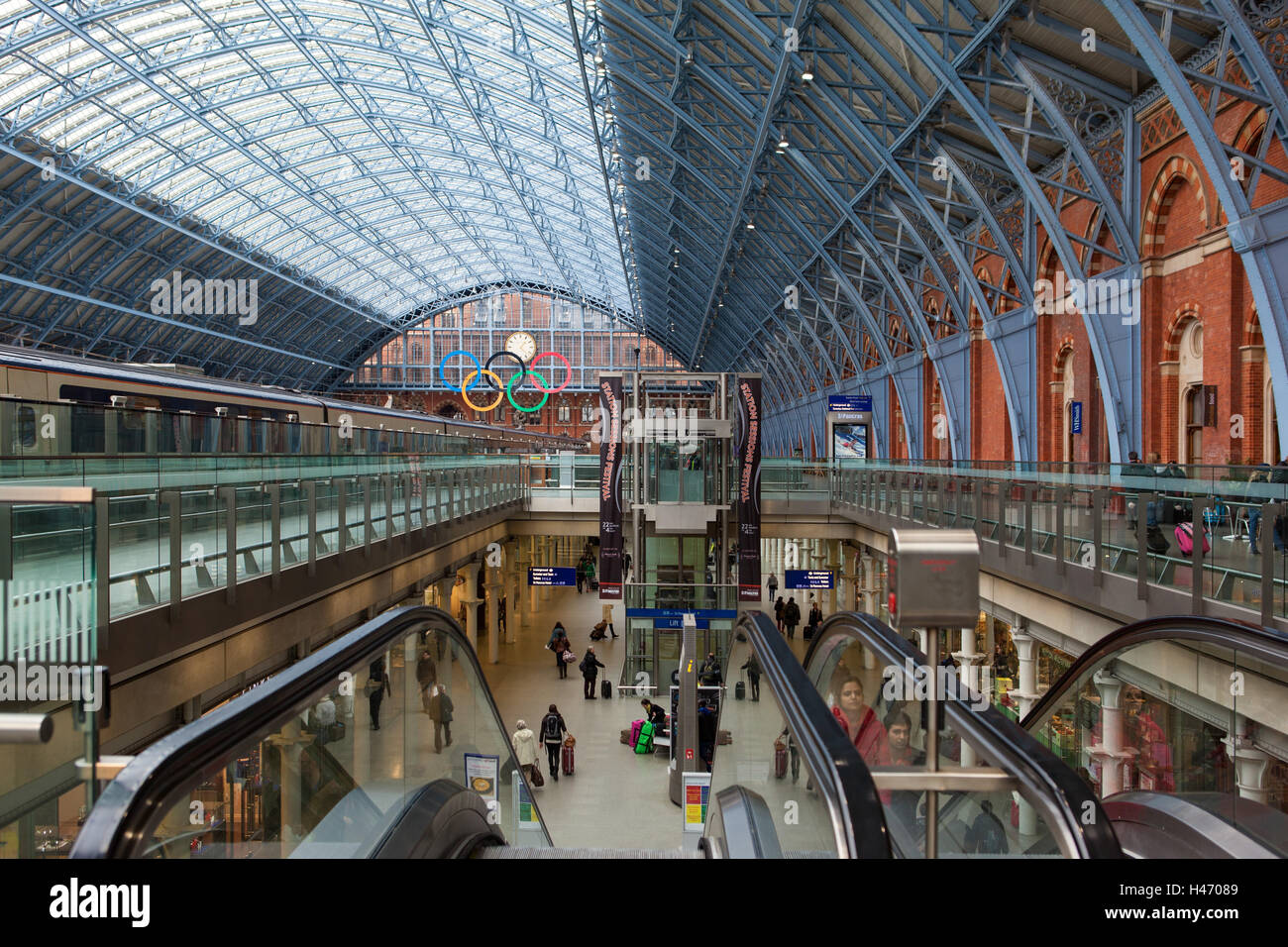 UK, London St Pancras Station Stockfoto