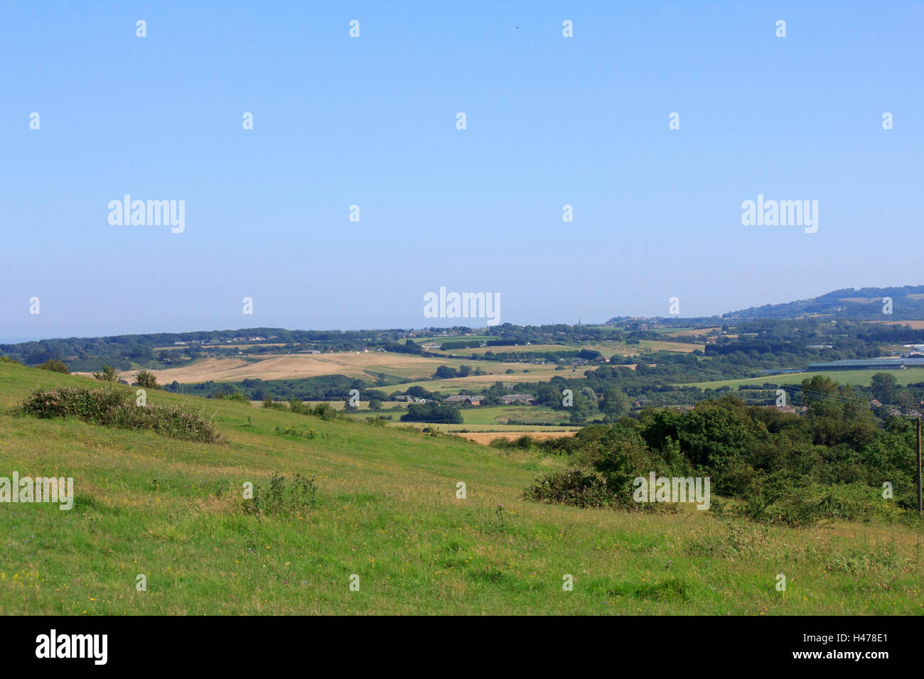 Isle Of Wight Landschaft Stockfoto