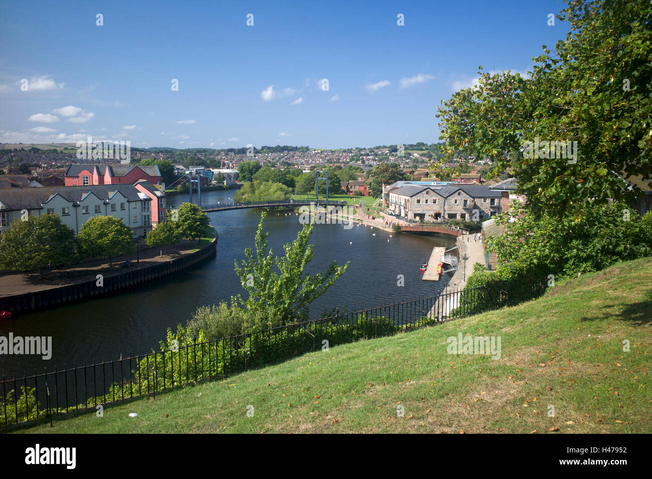 Kai Exeter, Devon, UK Stockfoto