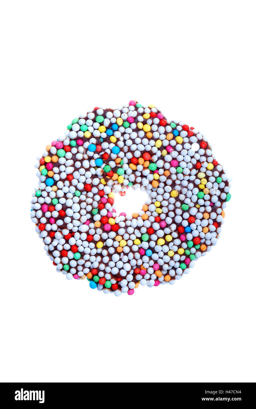 Weihnachten Süßwaren, Schokolade Ringe, Zucker-Perlen Stockfotografie -  Alamy